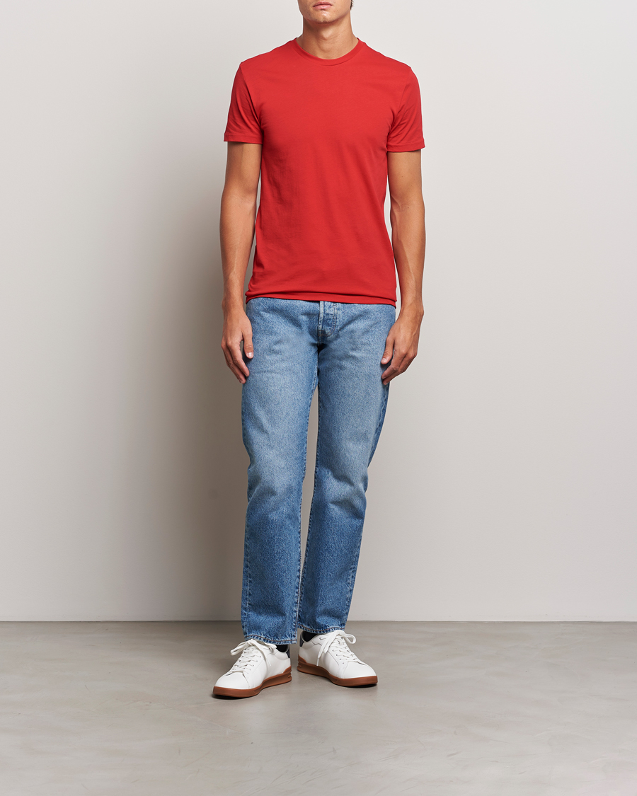 Herre | T-Shirts | Polo Ralph Lauren | 3-Pack Crew Neck T-Shirt Blue/Navy/Red