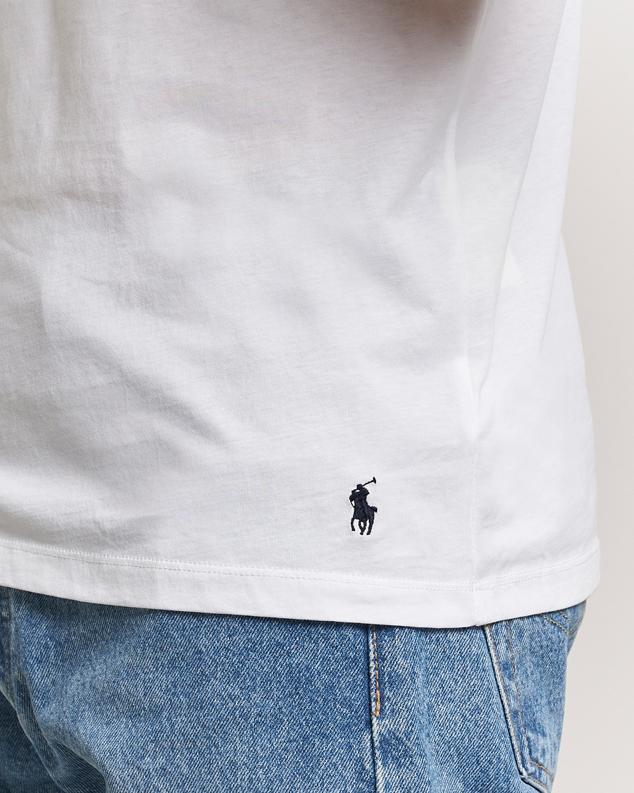 Herre | T-Shirts | Polo Ralph Lauren | 3-Pack V Neck T-Shirt White