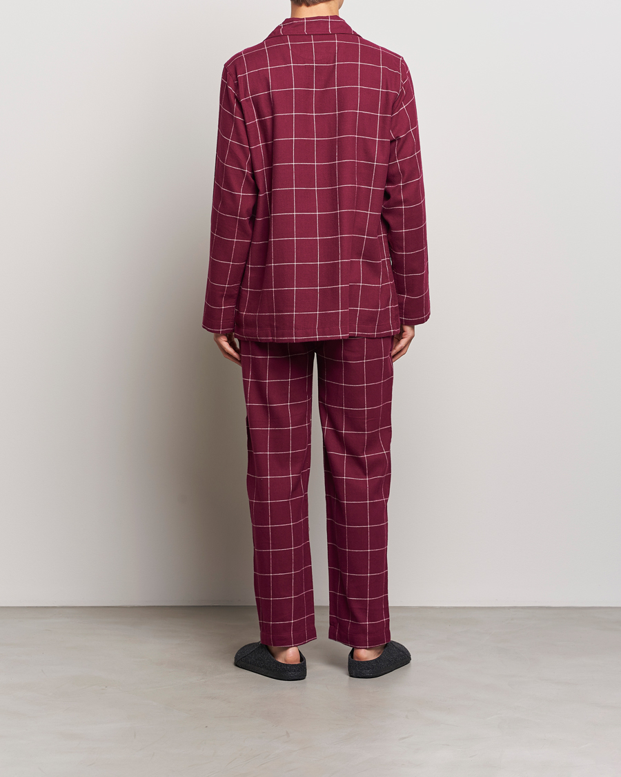 Herre | Polo Ralph Lauren Pyjama Set Damson Red Windowpane | Polo Ralph Lauren | Pyjama Set Damson Red Windowpane