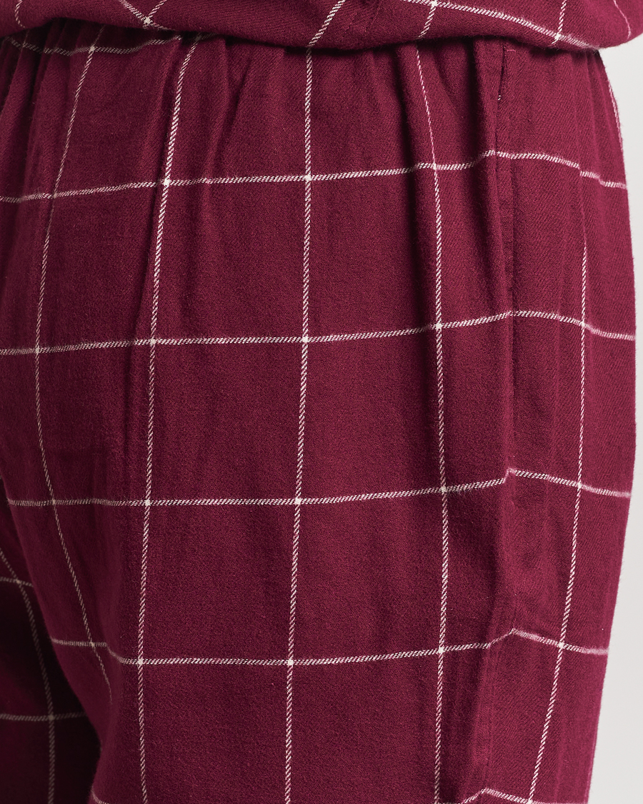 Herre | Polo Ralph Lauren Pyjama Set Damson Red Windowpane | Polo Ralph Lauren | Pyjama Set Damson Red Windowpane
