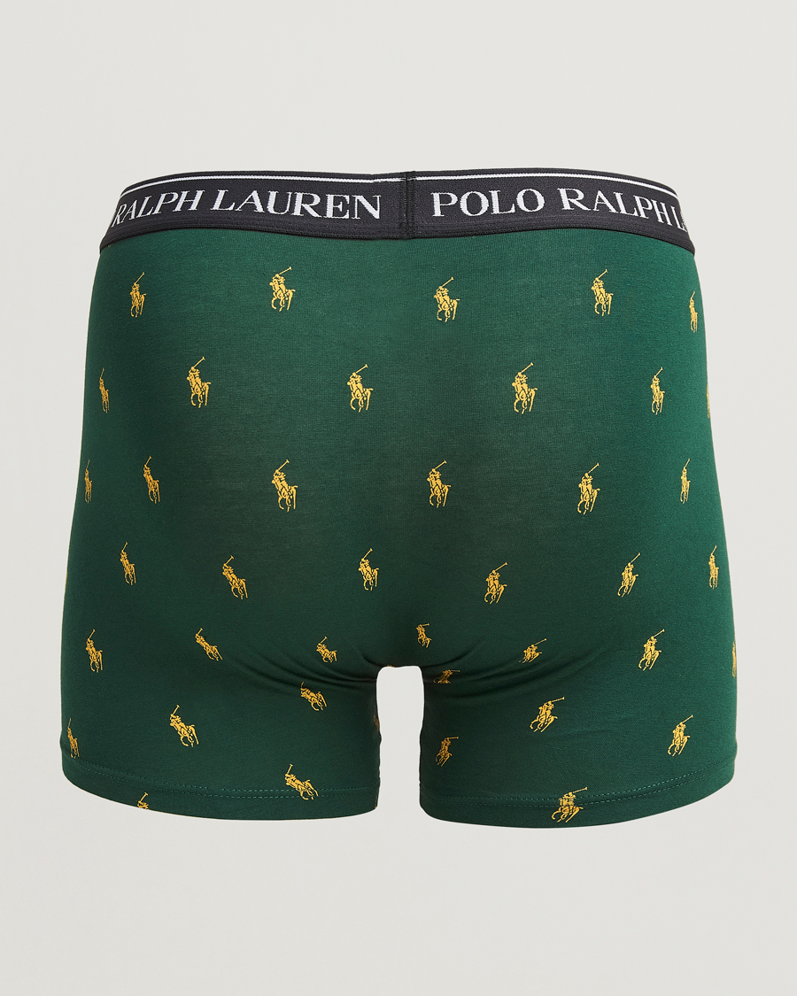 Herre | Undertøy | Polo Ralph Lauren | 3-Pack Boxer Brief Pine/Gold/Black