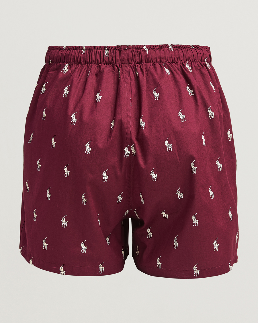 Herre | Undertøy | Polo Ralph Lauren | 3-Pack Woven Boxer Plaid/Navy/Red PP