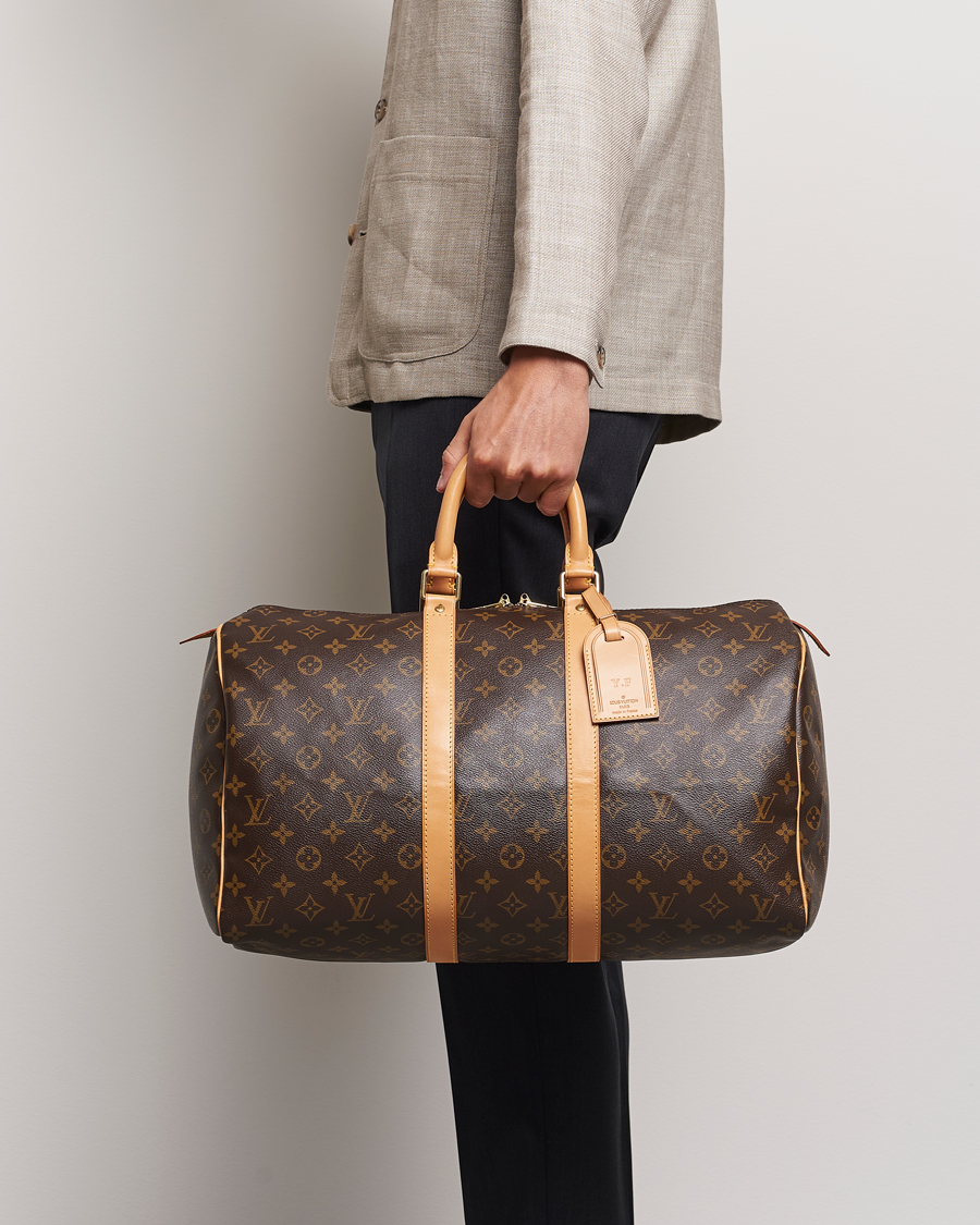 Herre | Louis Vuitton Pre-Owned Keepall 45 Bag Monogram | Louis Vuitton Pre-Owned | Keepall 45 Bag Monogram