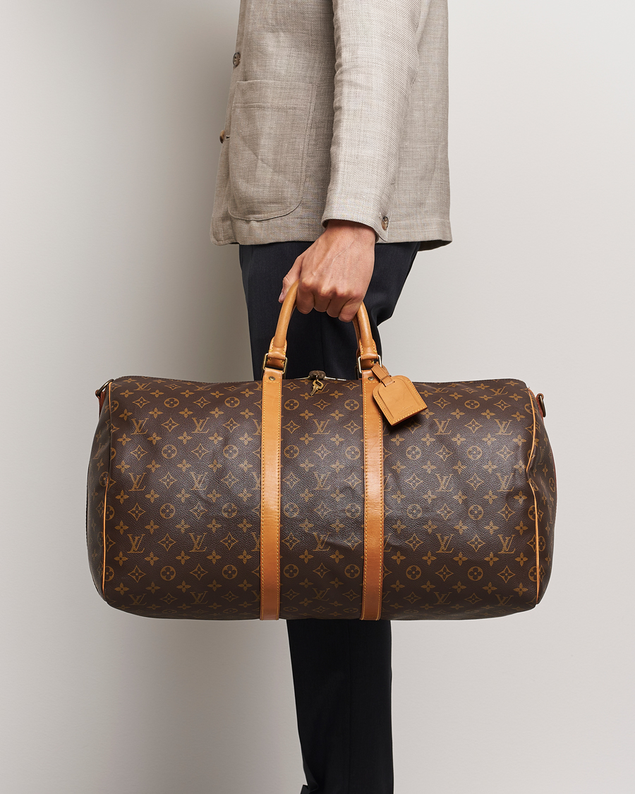 Herre | Louis Vuitton Pre-Owned Keepall Bandoulière 55 Monogram  | Louis Vuitton Pre-Owned | Keepall Bandoulière 55 Monogram 