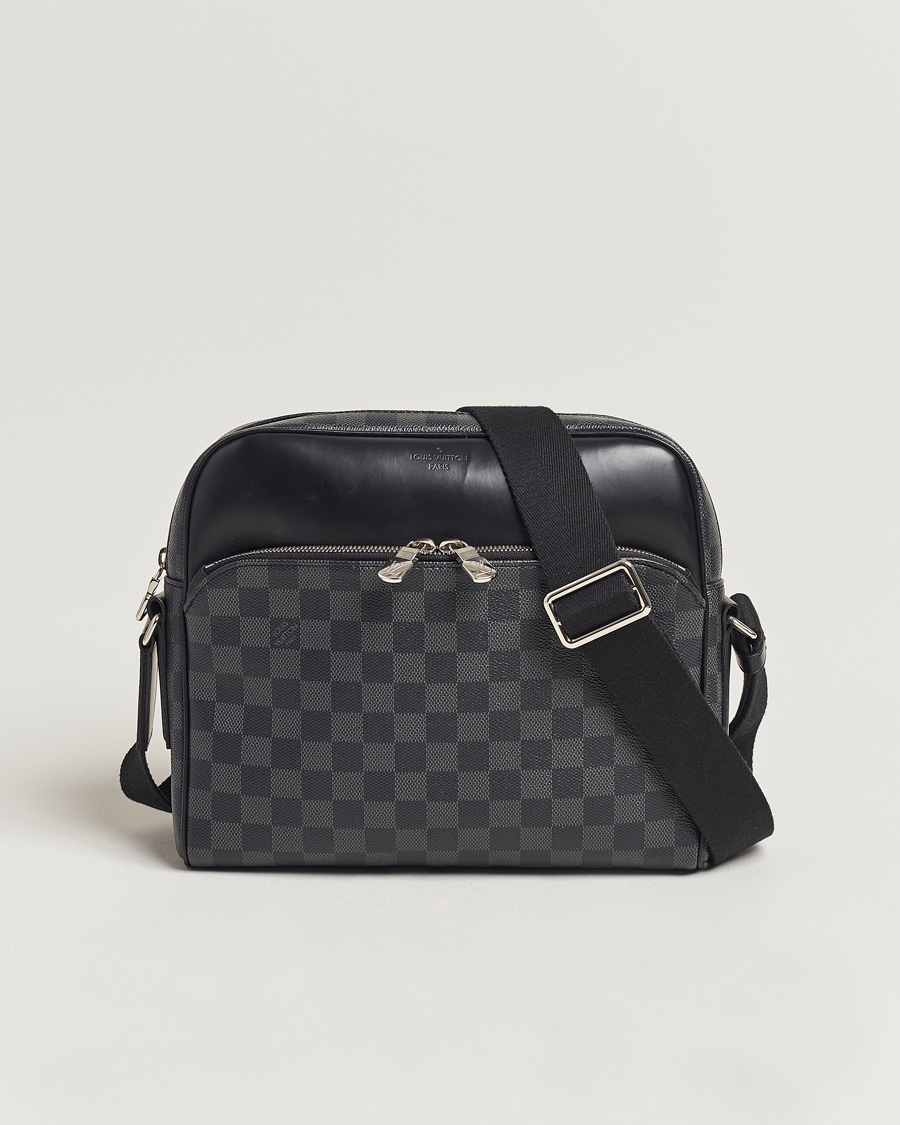 Herre | Louis Vuitton Pre-Owned Dayton Reporter MM Damier Graphite  | Louis Vuitton Pre-Owned | Dayton Reporter MM Damier Graphite 