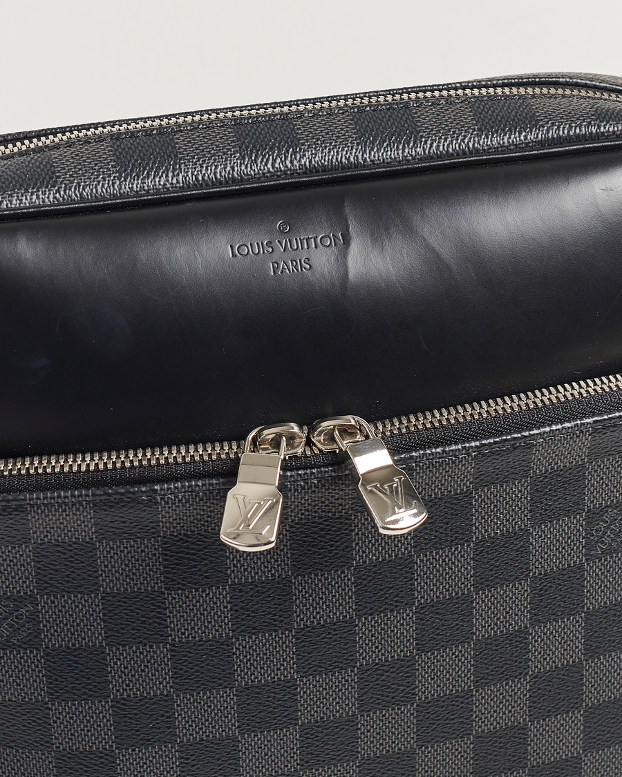 Herre | Louis Vuitton Pre-Owned Dayton Reporter MM Damier Graphite  | Louis Vuitton Pre-Owned | Dayton Reporter MM Damier Graphite 