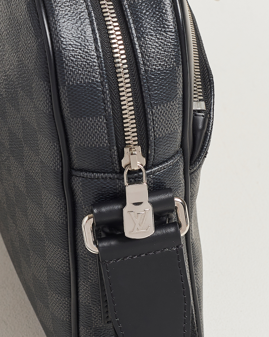 Herre | Louis Vuitton Pre-Owned Dayton Reporter MM Damier Graphite  | Louis Vuitton Pre-Owned | Dayton Reporter MM Damier Graphite 