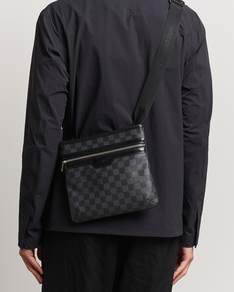 Herre |  | Louis Vuitton Pre-Owned | Thomas Messenger Bag Damier Graphite 