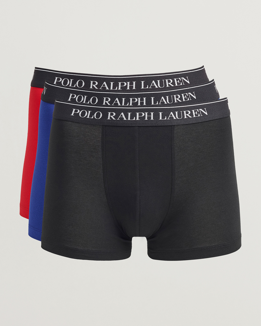 Herre | Undertøy | Polo Ralph Lauren | 3-Pack Trunk Blue/Red/Black