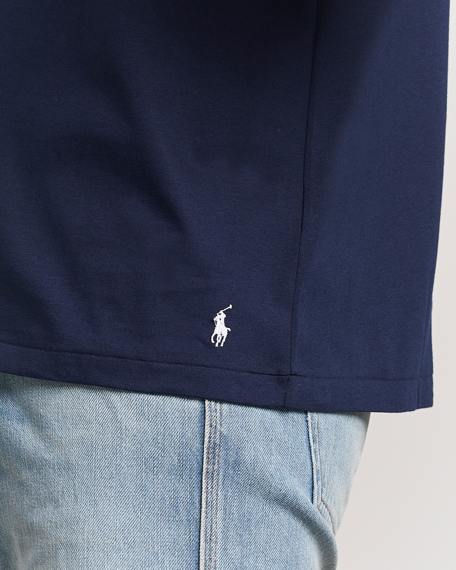 Herre | T-Shirts | Polo Ralph Lauren | Logo Cotton Jersey Sleep T-Shirt Cruise Navy
