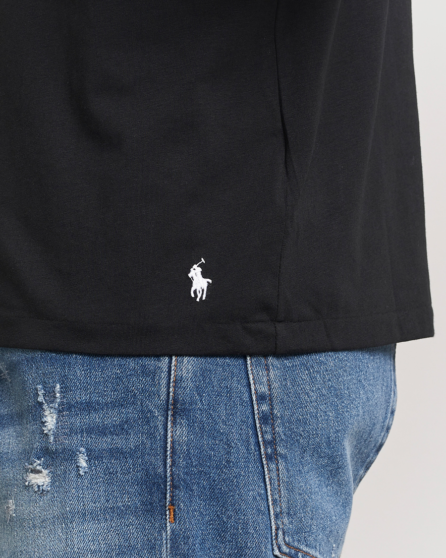 Herre | T-Shirts | Polo Ralph Lauren | Logo Cotton Jersey Sleep T-Shirt Black
