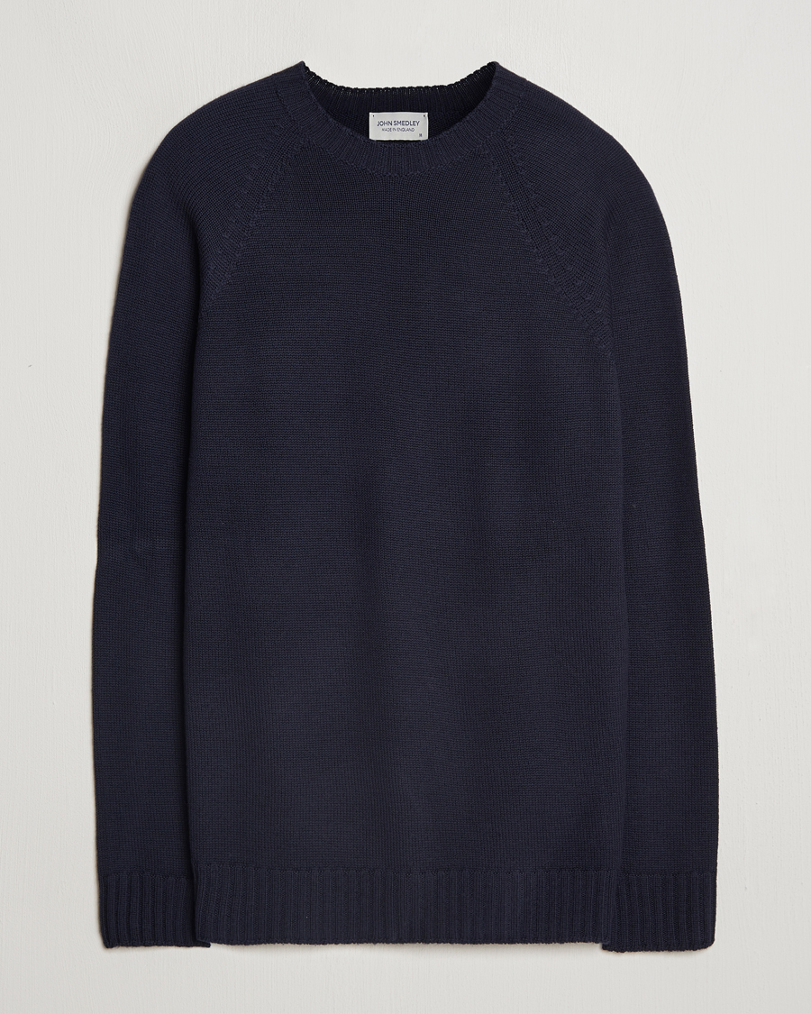 Herre | Gensere | John Smedley | Denver Extra Fine Merino Crew Neck Midnight