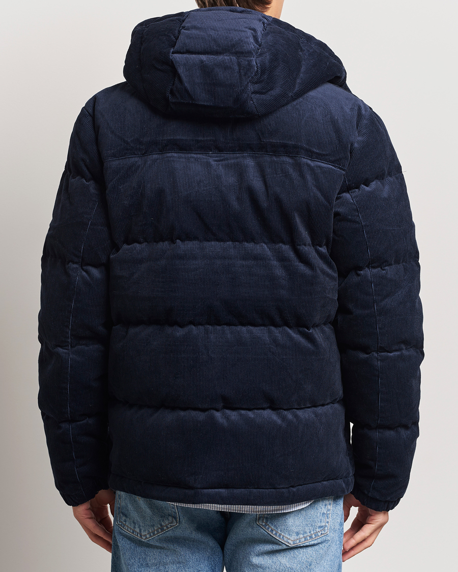 Herre | Jakker | Polo Ralph Lauren | El Cap Corduroy Down Jacket Aviator Navy
