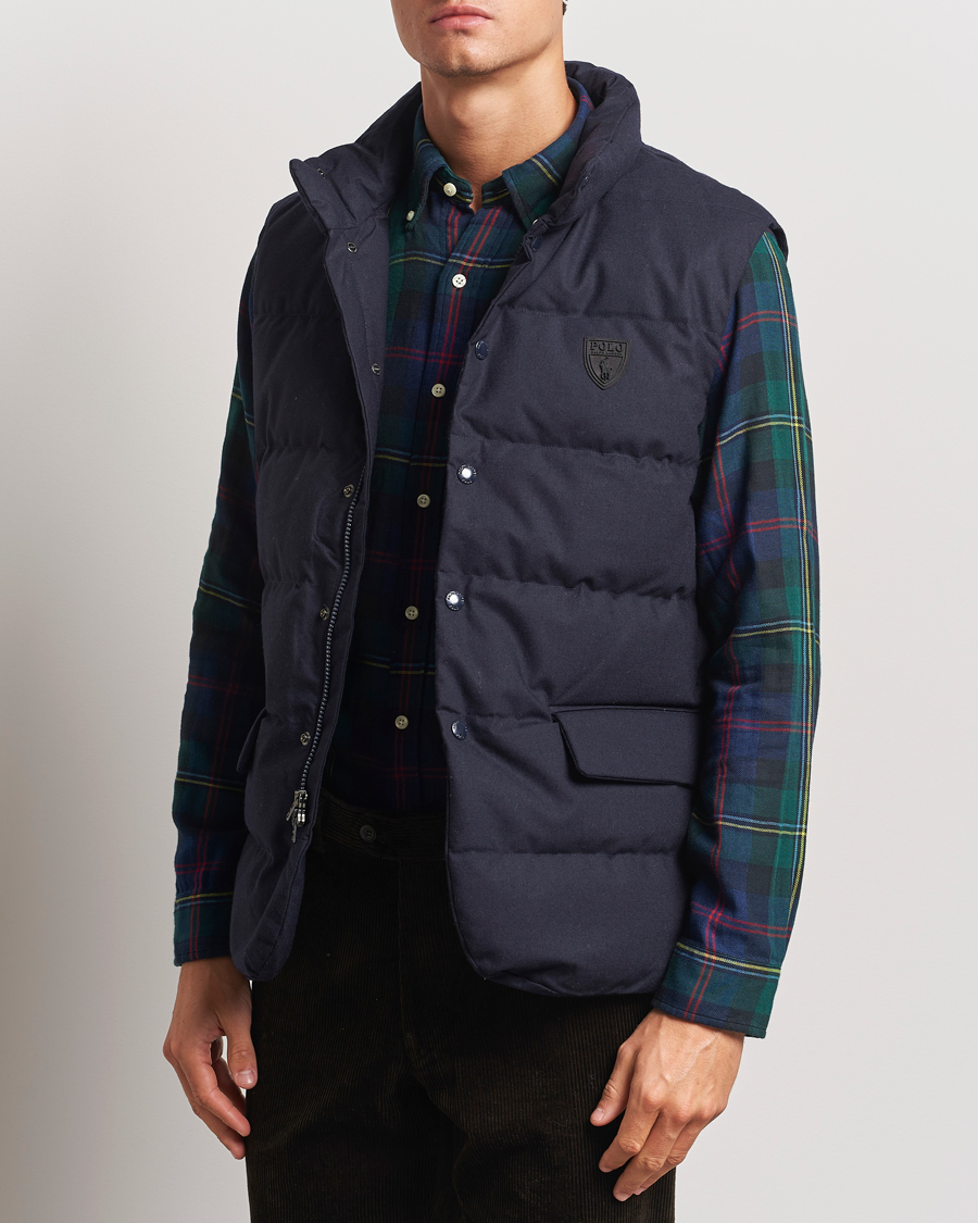 Herre | Jakker | Polo Ralph Lauren | Dunn Wool Vest Collection Navy
