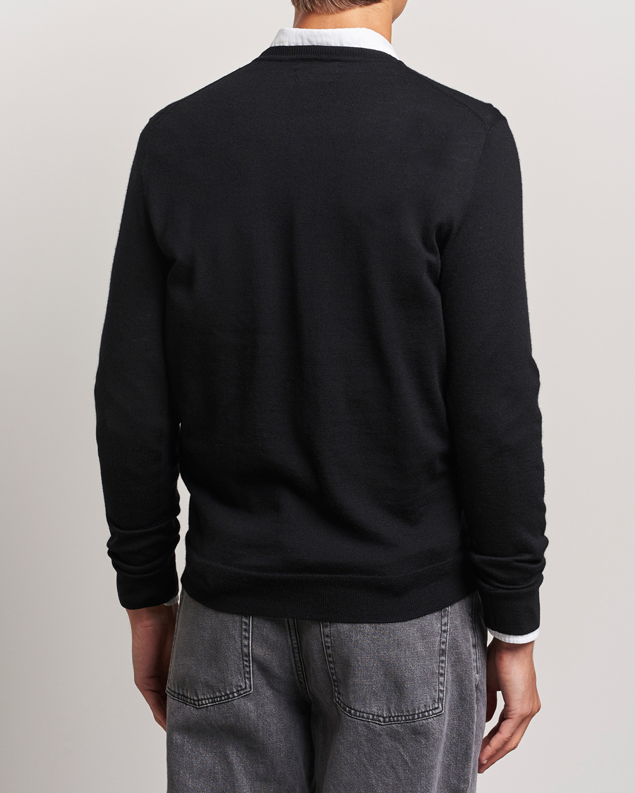 Herre | Gensere | Polo Ralph Lauren | Merino Crew Neck Pullover Polo Black