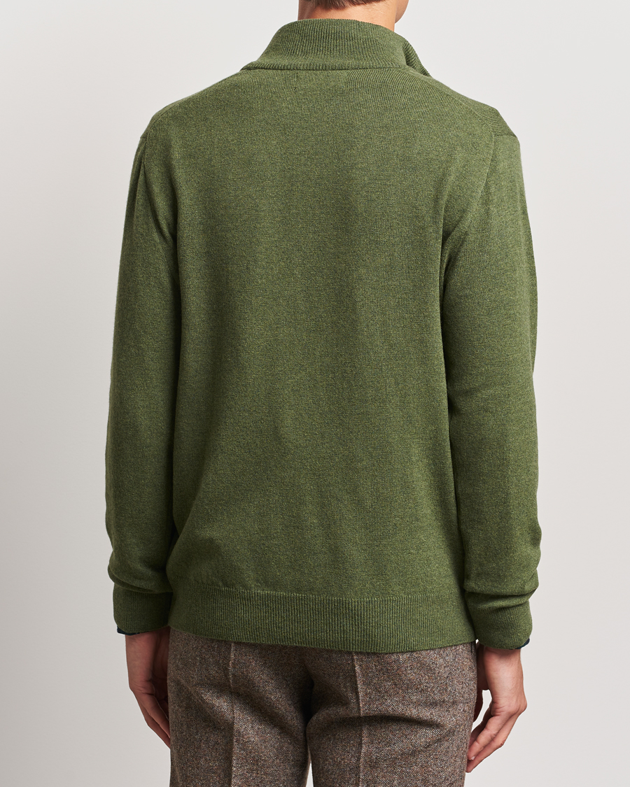 Herre | Gensere | Polo Ralph Lauren | Merino Half-Zip Sweater Classic Olive Heather