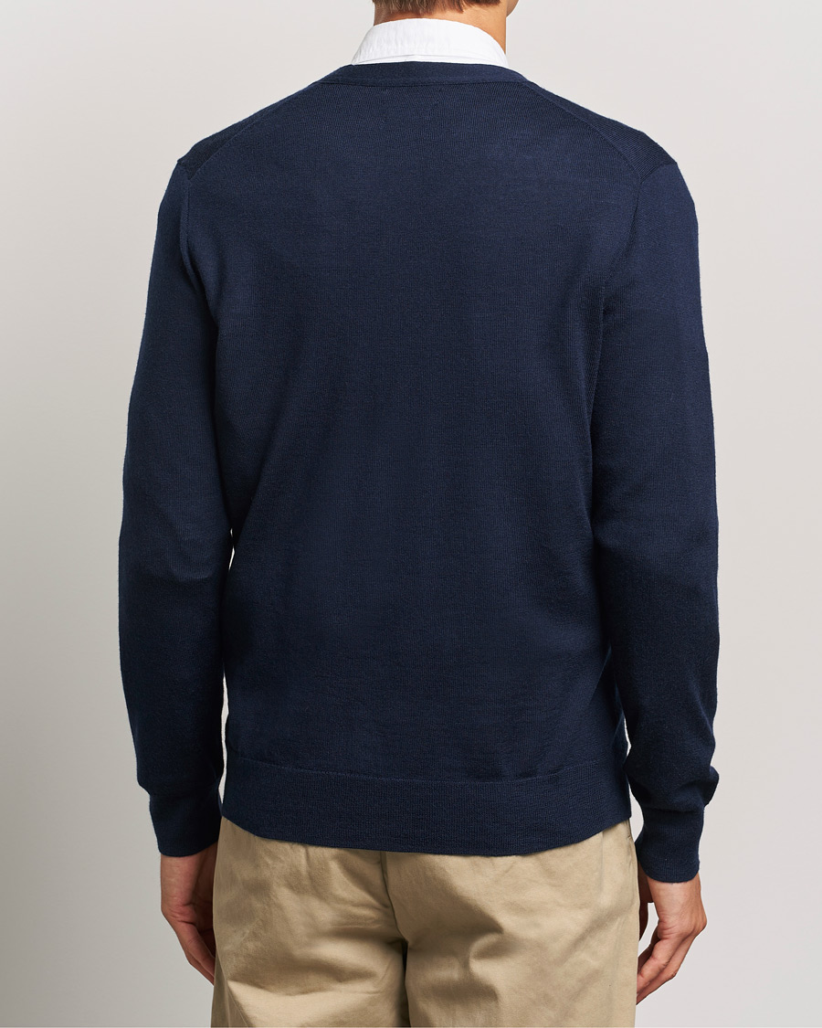 Herre | Gensere | Polo Ralph Lauren | Merino Knitted Cardigan Hunter Navy
