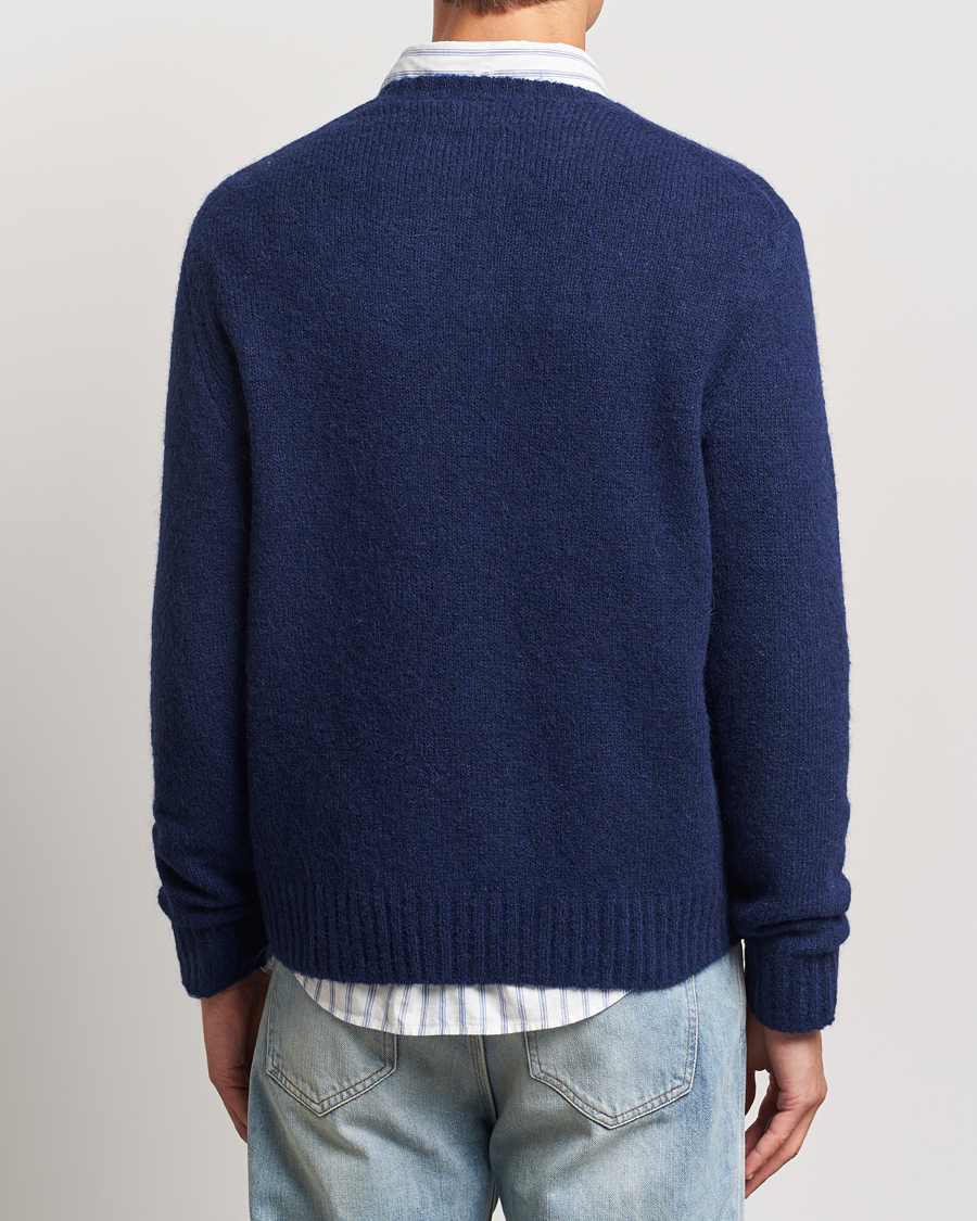 Herre | Gensere | Polo Ralph Lauren | Alpaca Crew Neck Sweater Bright Navy