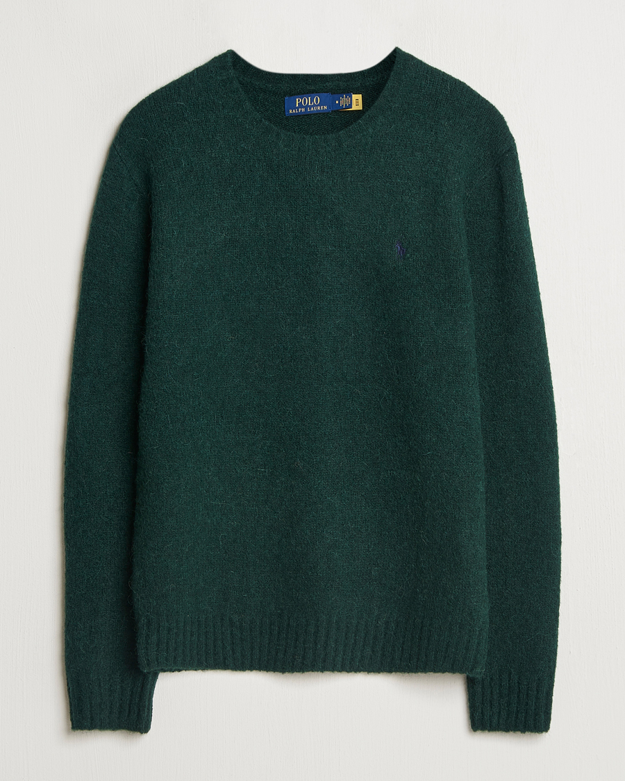 Herre | Gensere | Polo Ralph Lauren | Alpaca Crew Neck Sweater Moss Agate