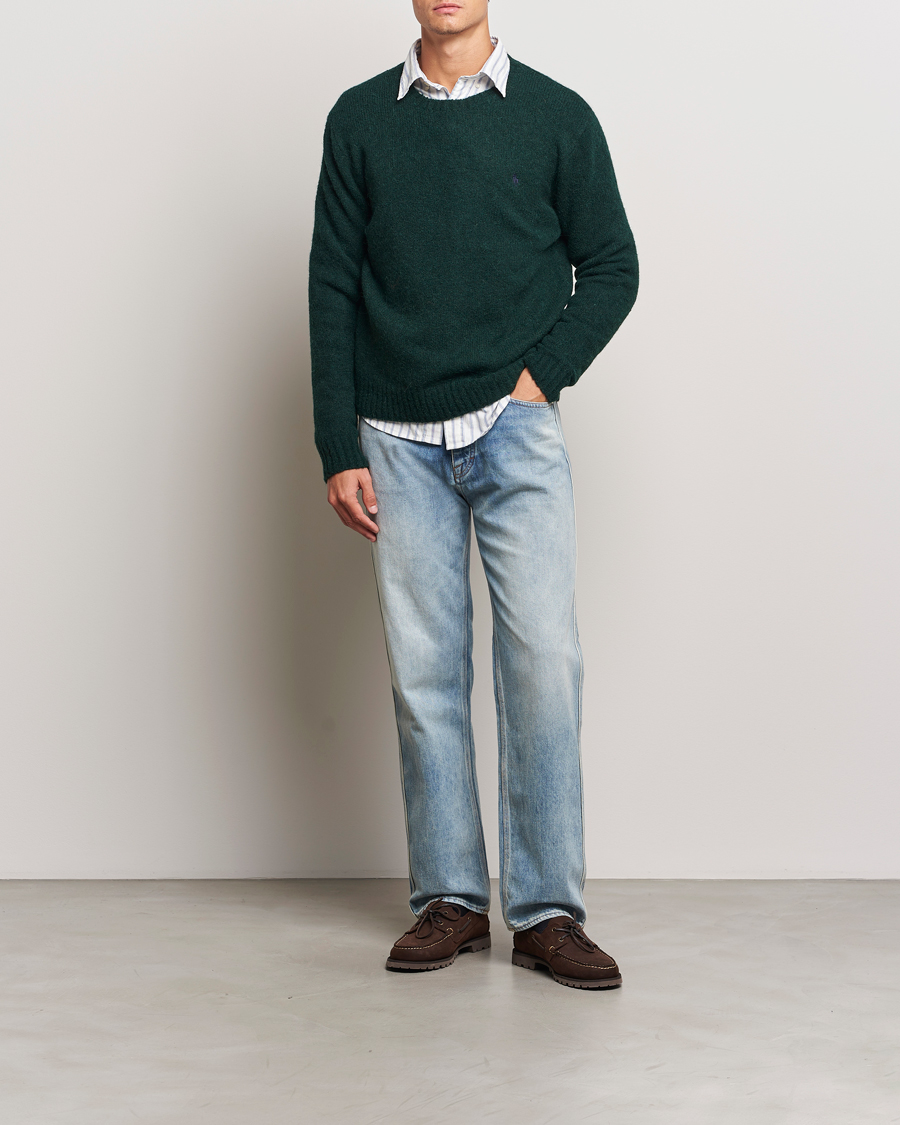 Herre | Gensere | Polo Ralph Lauren | Alpaca Crew Neck Sweater Moss Agate