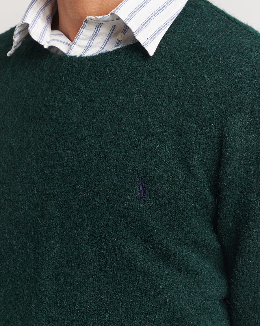 Herre | Gensere | Polo Ralph Lauren | Alpaca Crew Neck Sweater Moss Agate