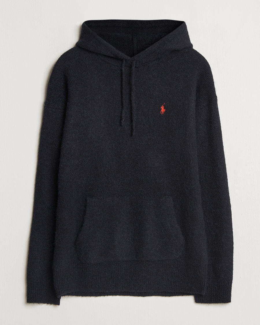 Herre | Gensere | Polo Ralph Lauren | Alpaca Hoodie Polo Black