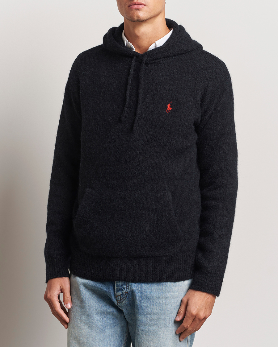 Herre | Gensere | Polo Ralph Lauren | Alpaca Hoodie Polo Black