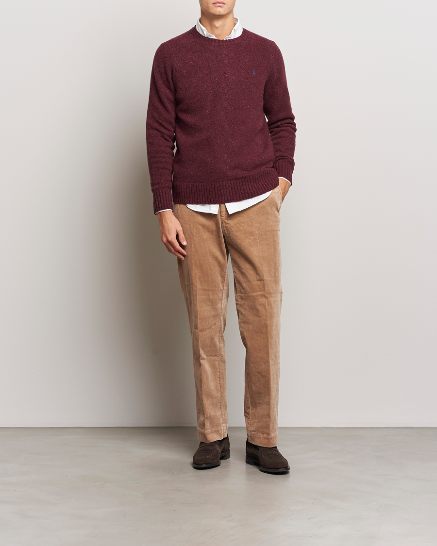 Herre | Gensere | Polo Ralph Lauren | Donegal Sweater Aged Wine