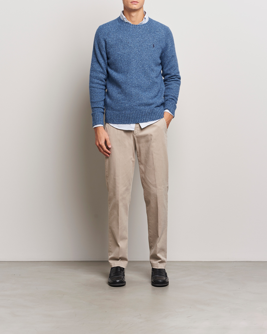 Herre | Gensere | Polo Ralph Lauren | Donegal Sweater Chambrey Blue