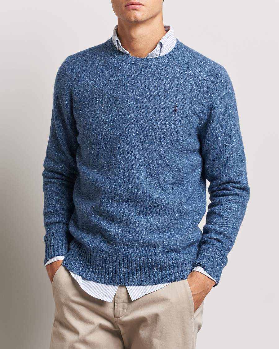 Herre | Gensere | Polo Ralph Lauren | Donegal Sweater Chambrey Blue