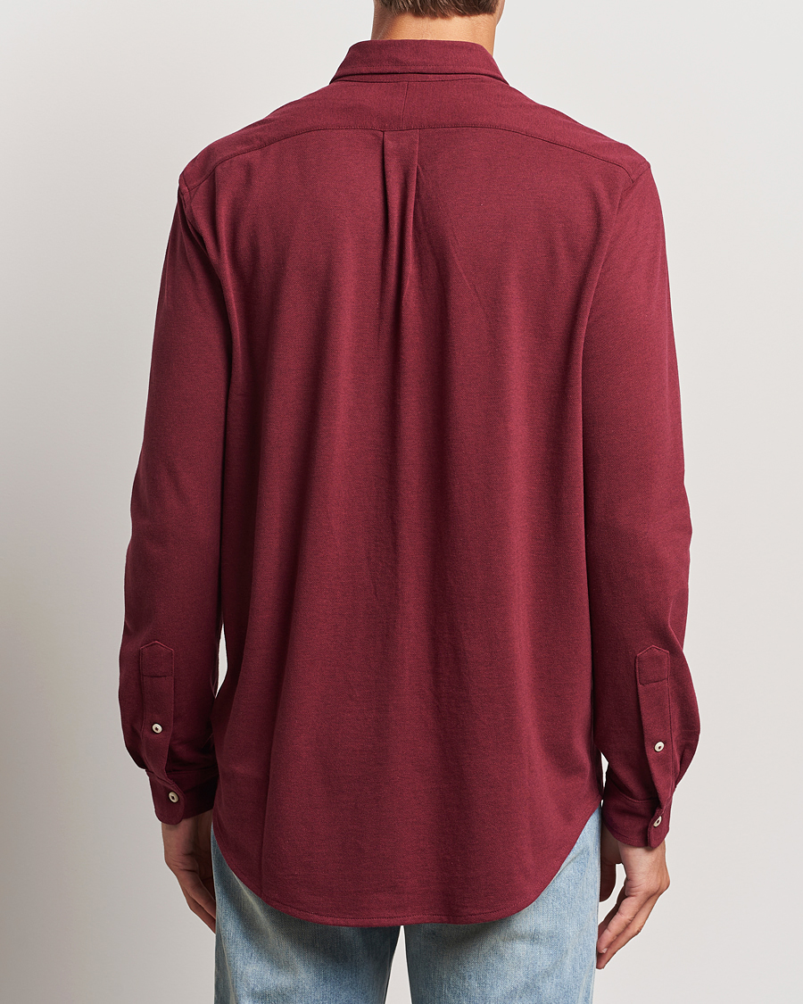 Herre | Skjorter | Polo Ralph Lauren | Featherweight Mesh Shirt Vintage Port Heather