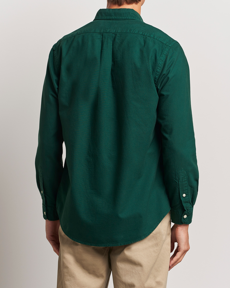 Herre | Skjorter | Polo Ralph Lauren | Custom Slim Fit Oxford Shirt Moss Agate