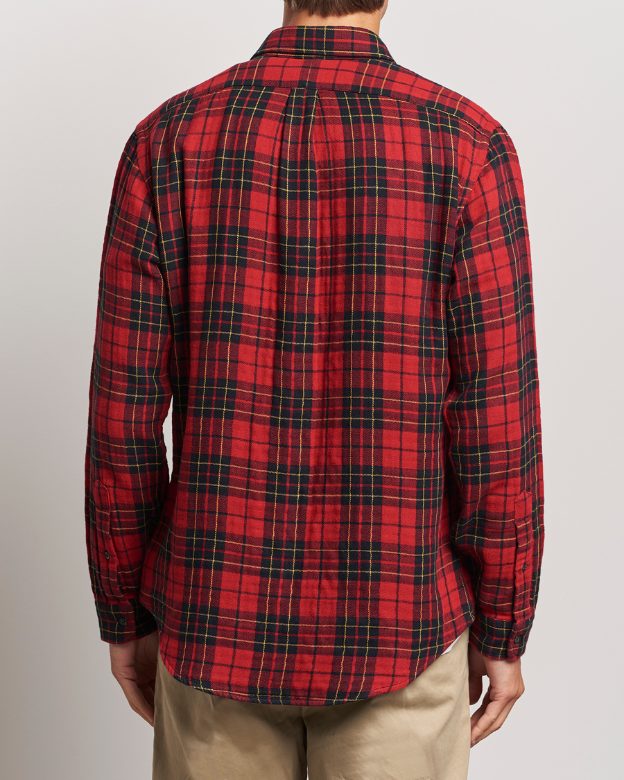 Herre | Skjorter | Polo Ralph Lauren | Custom Fit Double Faced Checked Shirt Red/Black