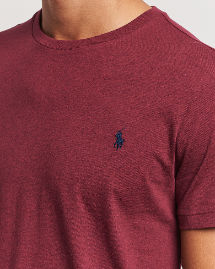 Herre | T-Shirts | Polo Ralph Lauren | Custom Slim Fit Tee Vintage Port Heather
