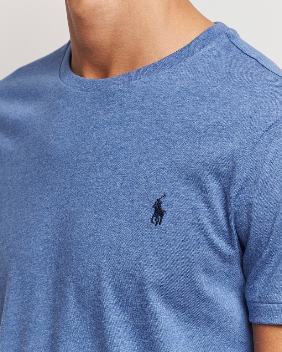 Herre | T-Shirts | Polo Ralph Lauren | Crew Neck T-Shirt Faded Royal Heahter