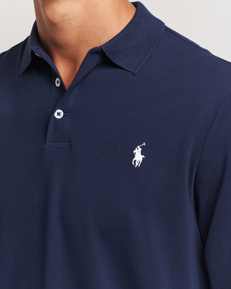 Herre | Gensere | Polo Ralph Lauren | Custom Slim Fit Long Sleeve Polo Refined Navy