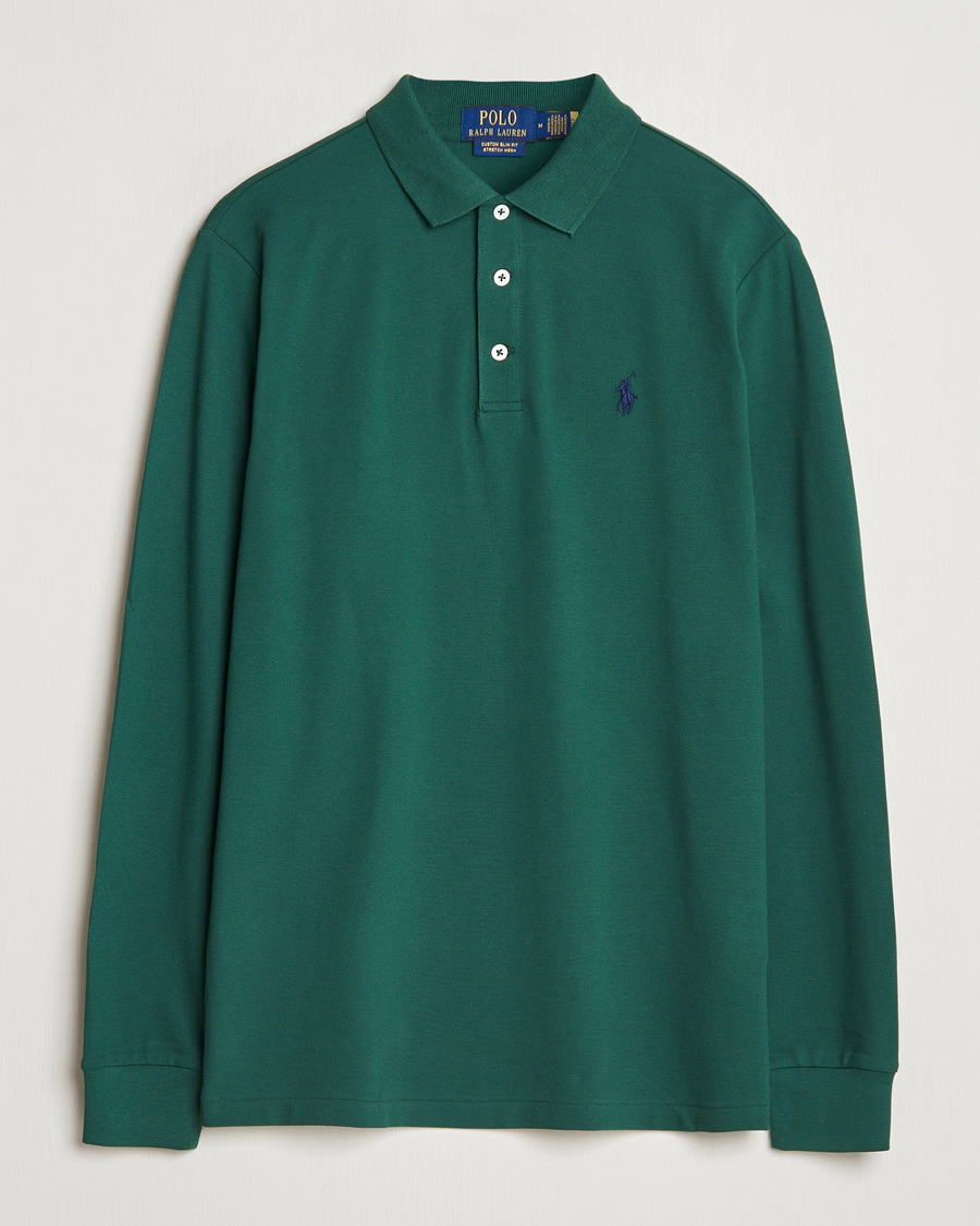 Herre | Gensere | Polo Ralph Lauren | Custom Slim Fit Long Sleeve Polo Vintage Pine