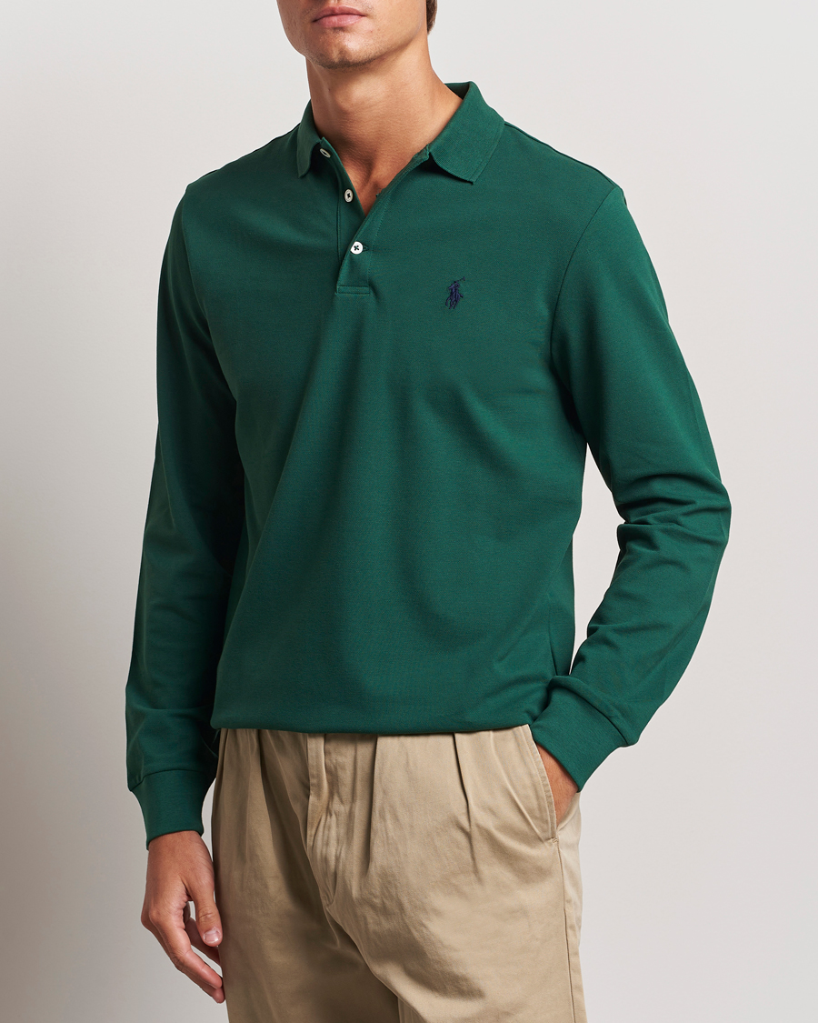 Herre | Gensere | Polo Ralph Lauren | Custom Slim Fit Long Sleeve Polo Vintage Pine