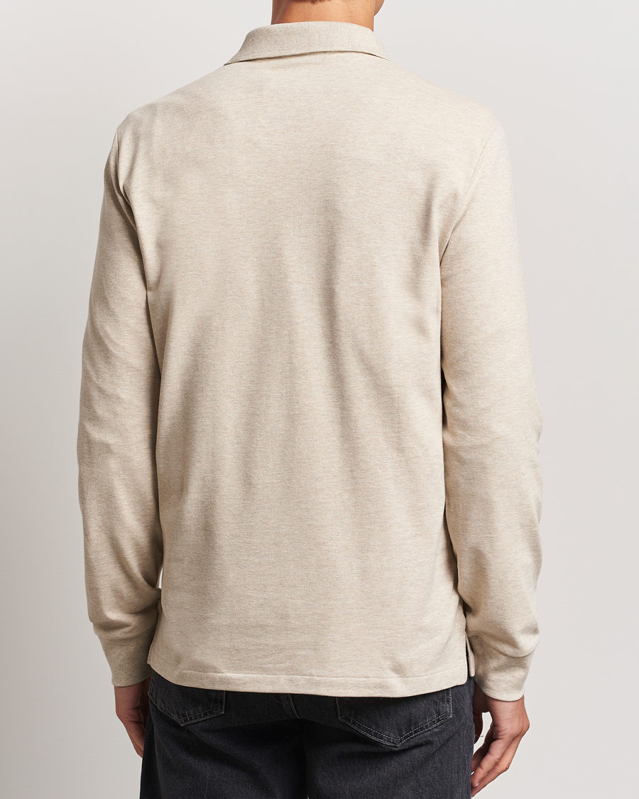 Herre | Gensere | Polo Ralph Lauren | Custom Slim Fit Long Sleeve Polo Expedition Dune Heather