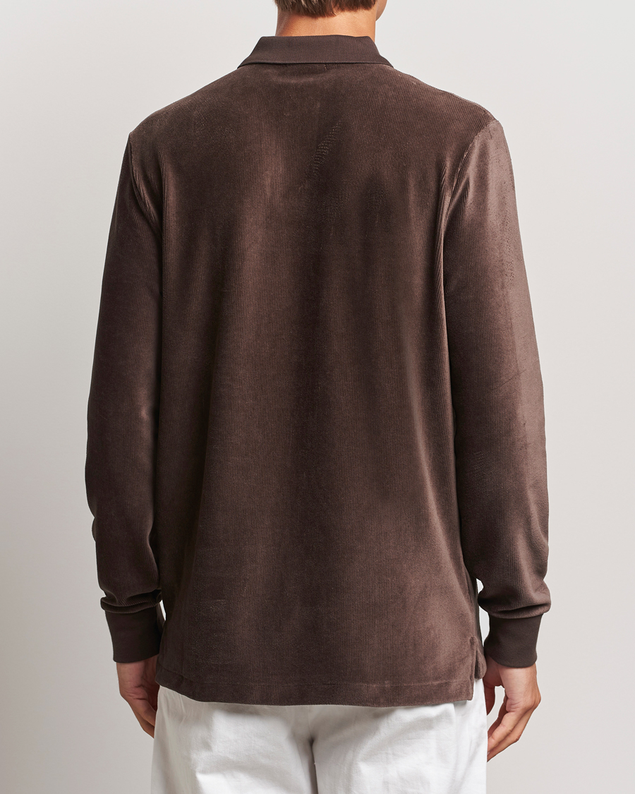 Herre | Gensere | Polo Ralph Lauren | Corduroy Long Sleeve Polo Circuit Brown