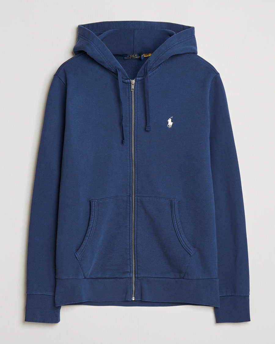 Herre | Gensere | Polo Ralph Lauren | Loopback Terry Full-Zip Hoodie Cruise Navy