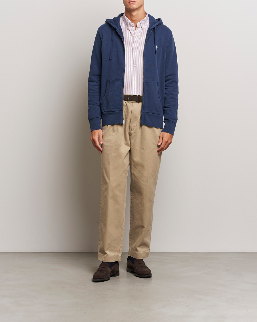 Herre | Gensere | Polo Ralph Lauren | Loopback Terry Full-Zip Hoodie Cruise Navy