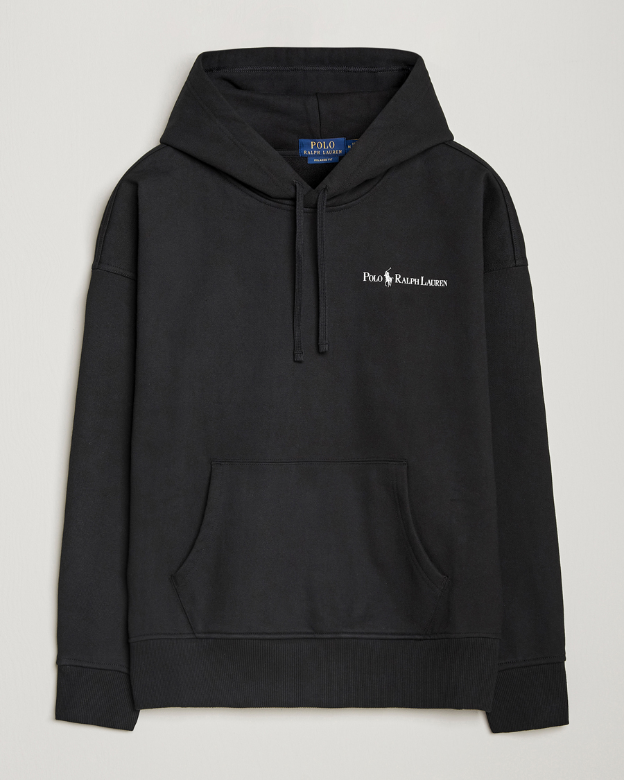 Herre | Gensere | Polo Ralph Lauren | Heavy Fleece Hoodie Polo Black