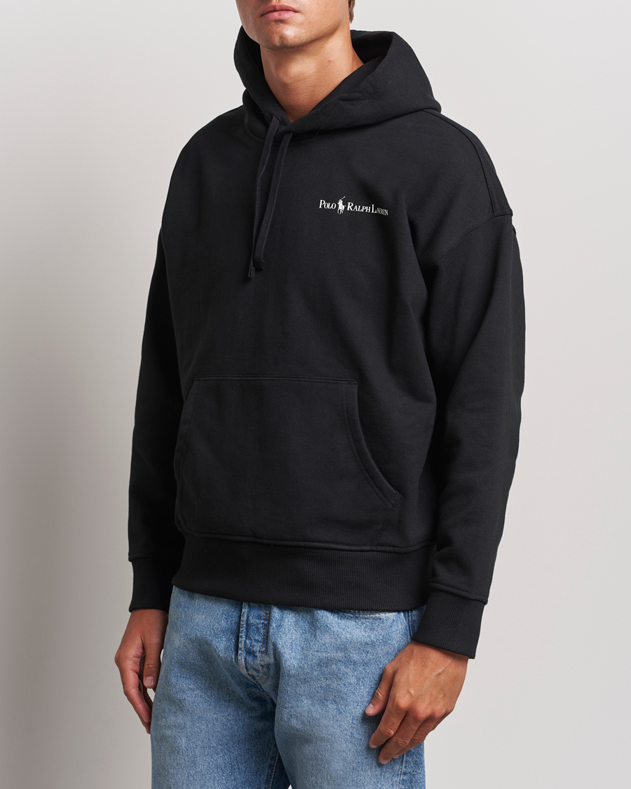 Herre | Gensere | Polo Ralph Lauren | Heavy Fleece Hoodie Polo Black