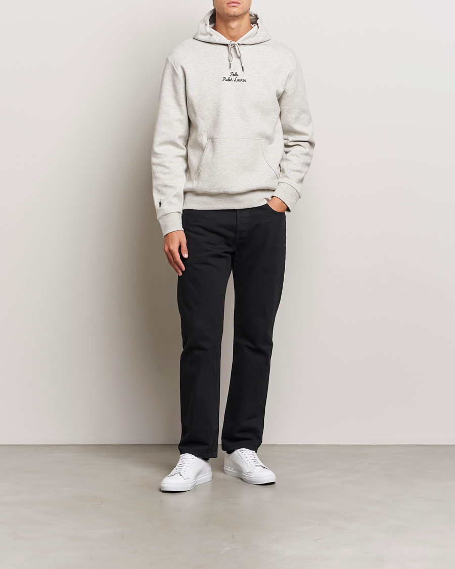 Herre | Gensere | Polo Ralph Lauren | Central Logo Hoodie Lt Sport Heather