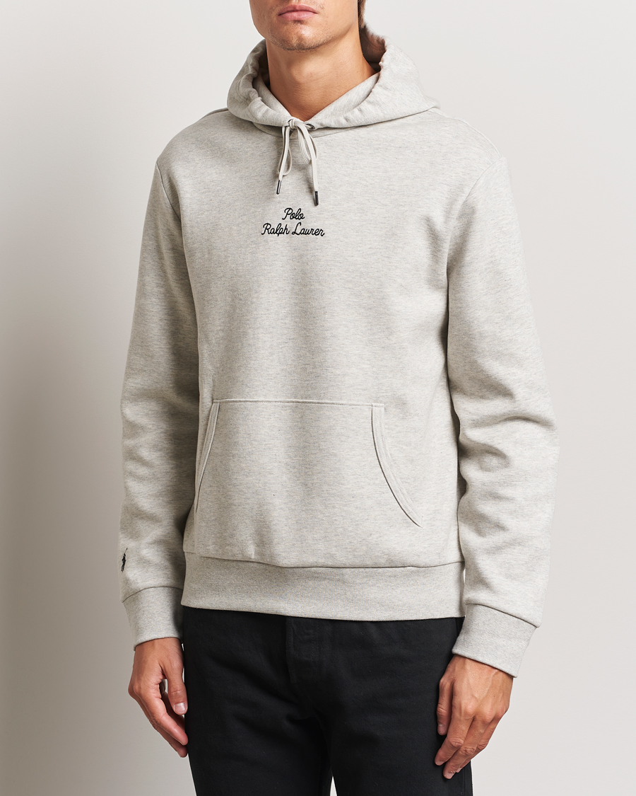 Herre | Gensere | Polo Ralph Lauren | Central Logo Hoodie Lt Sport Heather