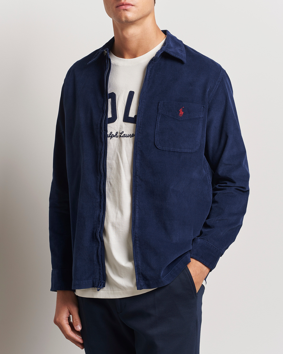Herre | Skjorter | Polo Ralph Lauren | Corduroy Shirt Jacket Newport Navy