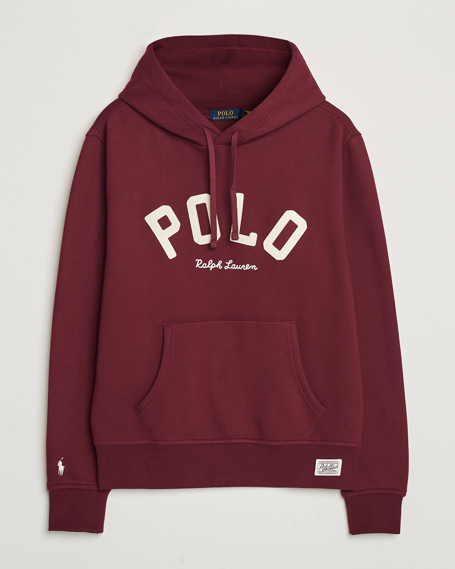Herre | Gensere | Polo Ralph Lauren | RL Varsity Fleece Hoodie Classic Wine