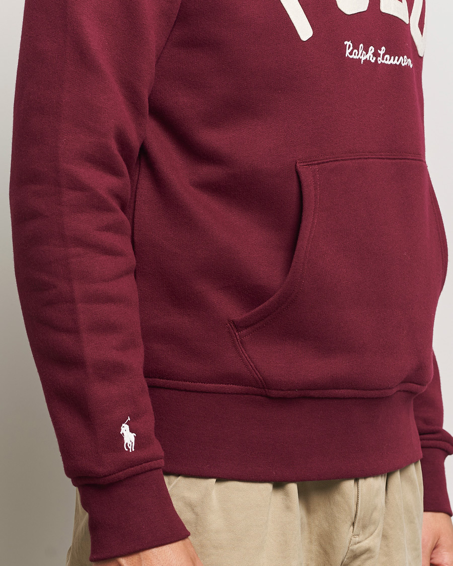 Herre | Gensere | Polo Ralph Lauren | RL Varsity Fleece Hoodie Classic Wine