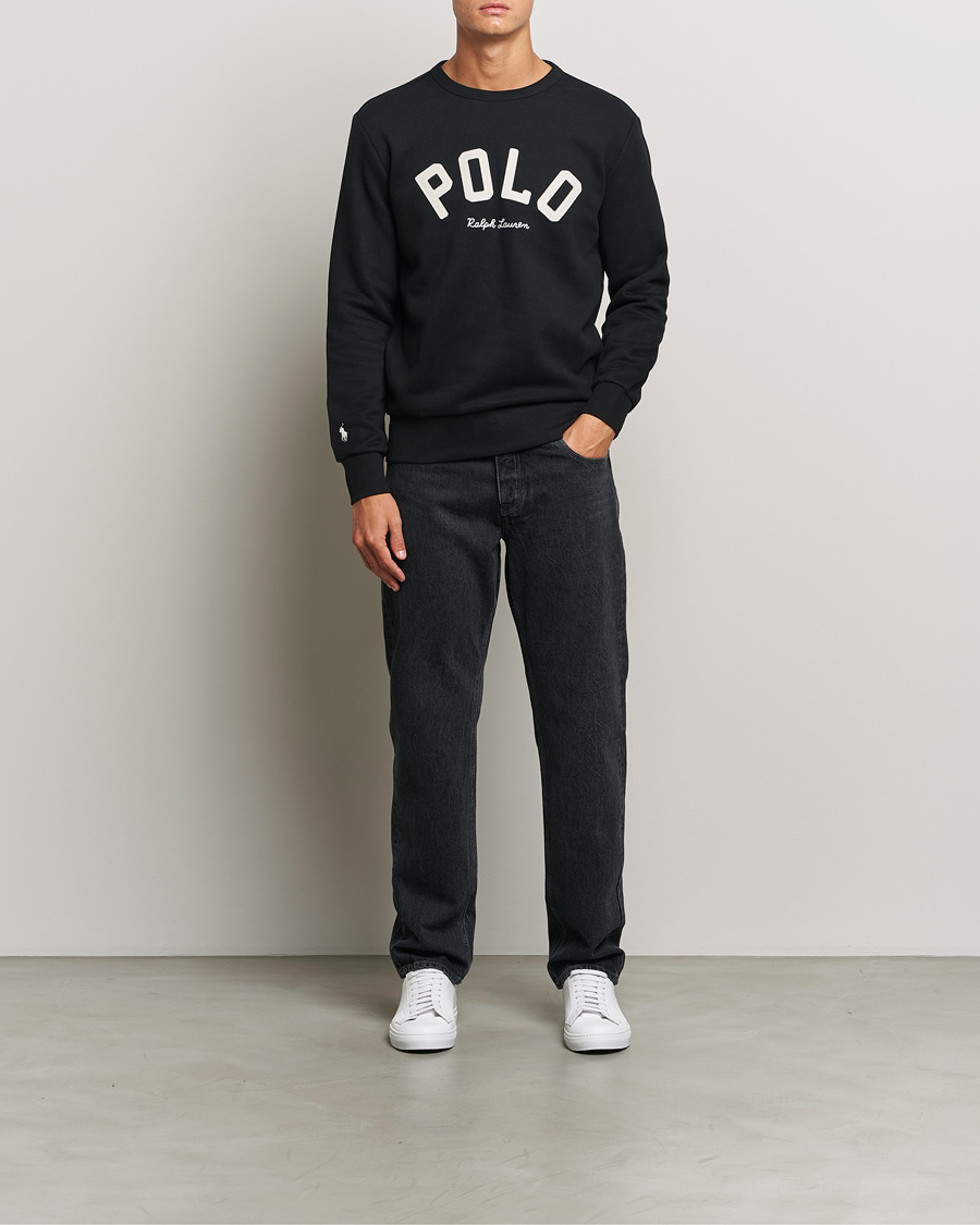 Herre | Gensere | Polo Ralph Lauren | RL Varsity Sweatshirt Polo Black